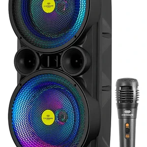 Parlante Bluetooth Eversound EV2013 Torre 2 Bocinas de 8