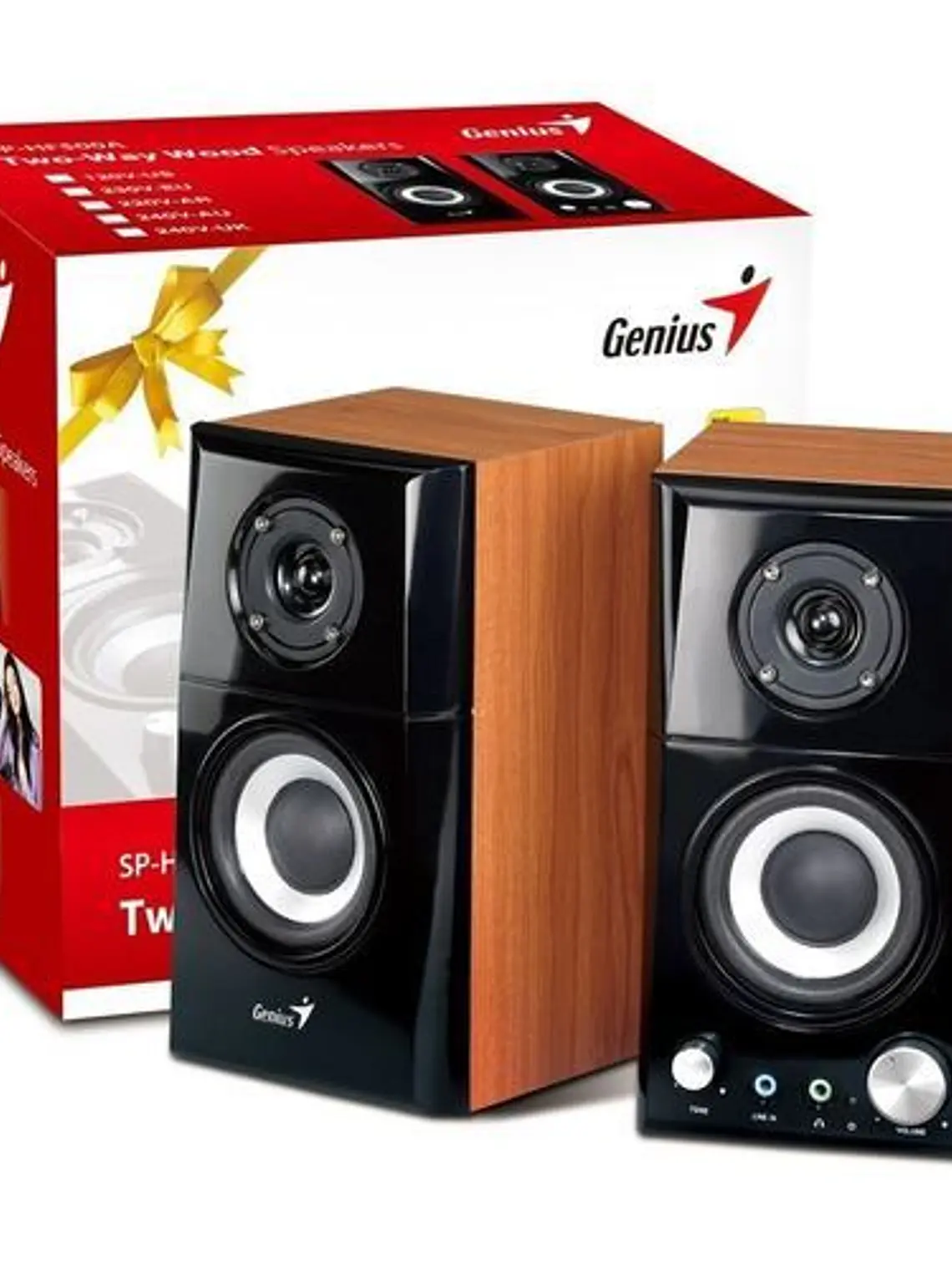 Parlante Genius SP-HF500A II de Madera Hi-Fi 16W RMS para PC, Laptop, TV y Smartphone 7