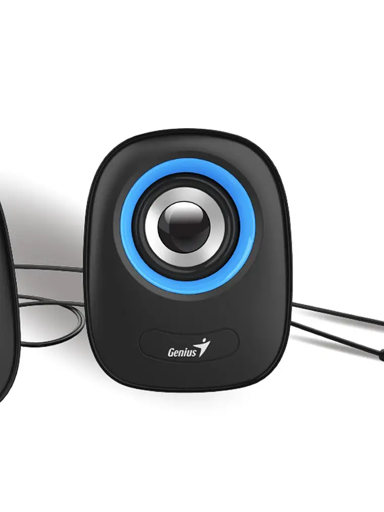 Parlantes Genius SP-Q160 USB 6W para PC Laptop TV y Smartphone con Sonido Estéreo 5