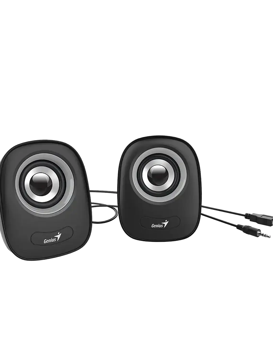 Parlantes Genius SP-Q160 USB 6W para PC Laptop TV y Smartphone con Sonido Estéreo 4