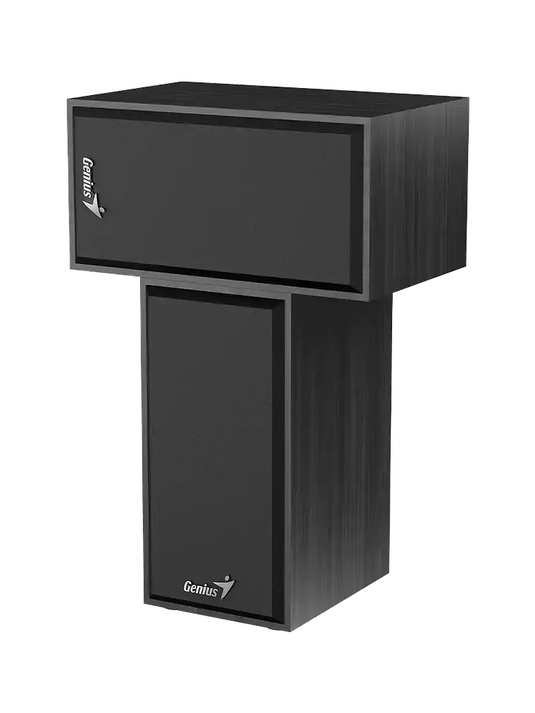 Parlantes Genius SP-HF180 de Madera USB 6W para PC Laptop TV y Smartphone 4