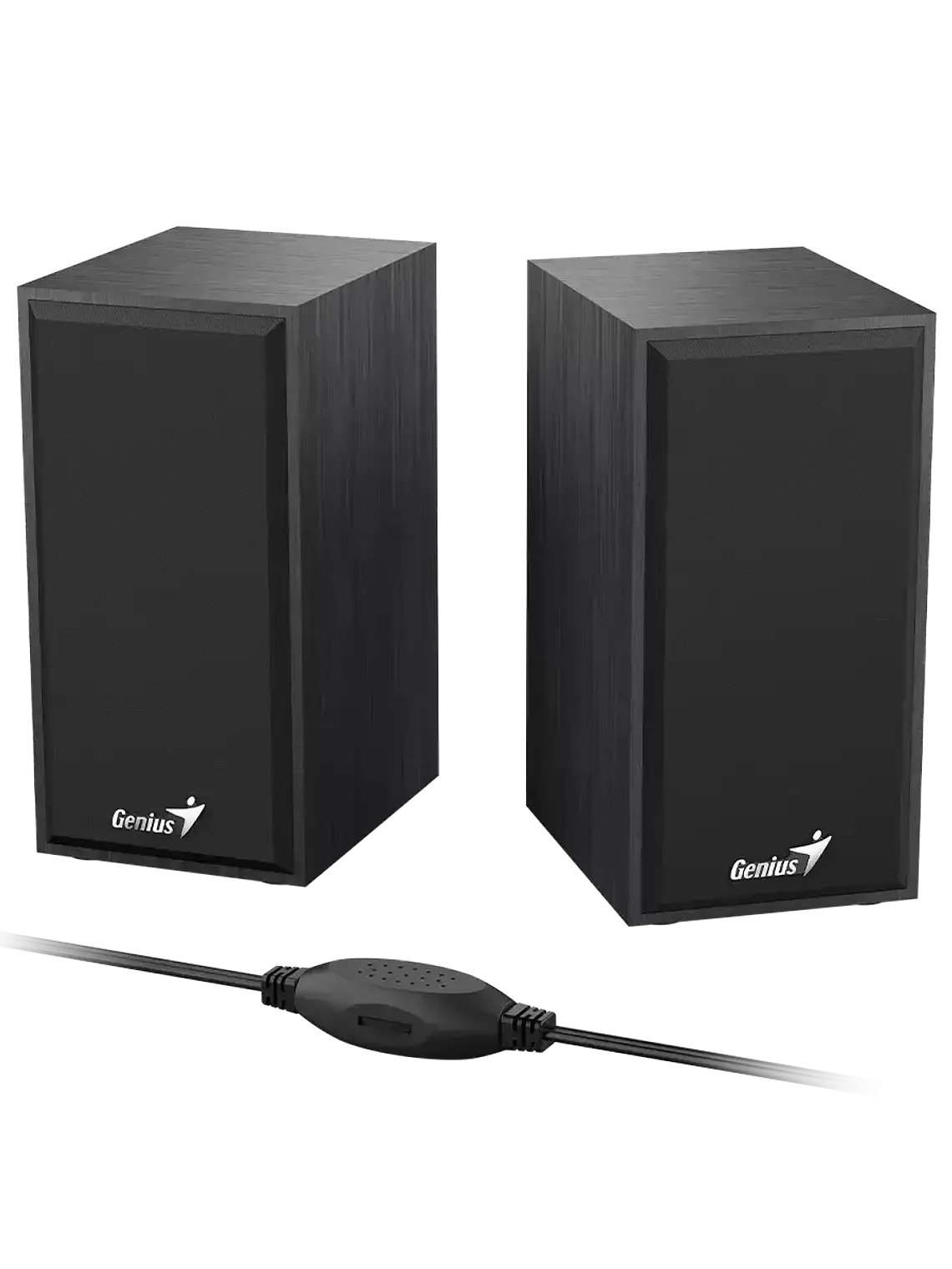 Parlantes Genius SP-HF180 de Madera USB 6W para PC Laptop TV y Smartphone 2