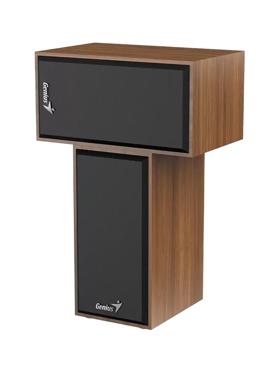 Parlantes Genius SP-HF180 de Madera USB 6W para PC Laptop TV y Smartphone 8