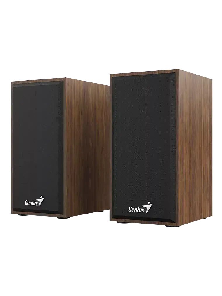 Parlantes Genius SP-HF180 de Madera USB 6W para PC Laptop TV y Smartphone 7
