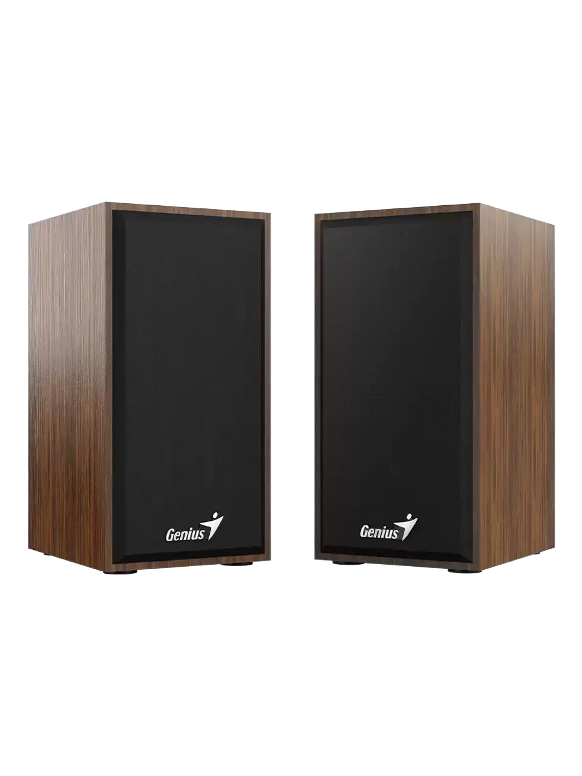Parlantes Genius SP-HF180 de Madera USB 6W para PC Laptop TV y Smartphone 5