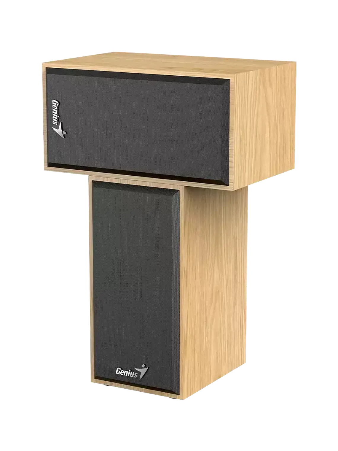Parlantes Genius SP-HF180 de Madera USB 6W para PC Laptop TV y Smartphone 12