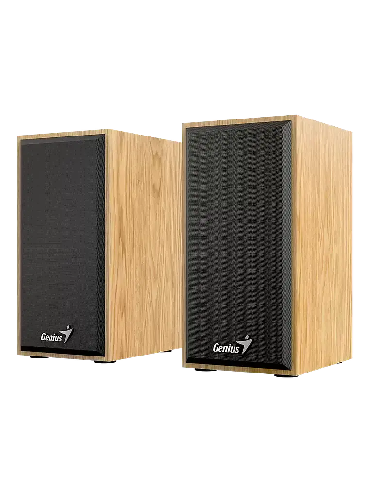 Parlantes Genius SP-HF180 de Madera USB 6W para PC Laptop TV y Smartphone 11