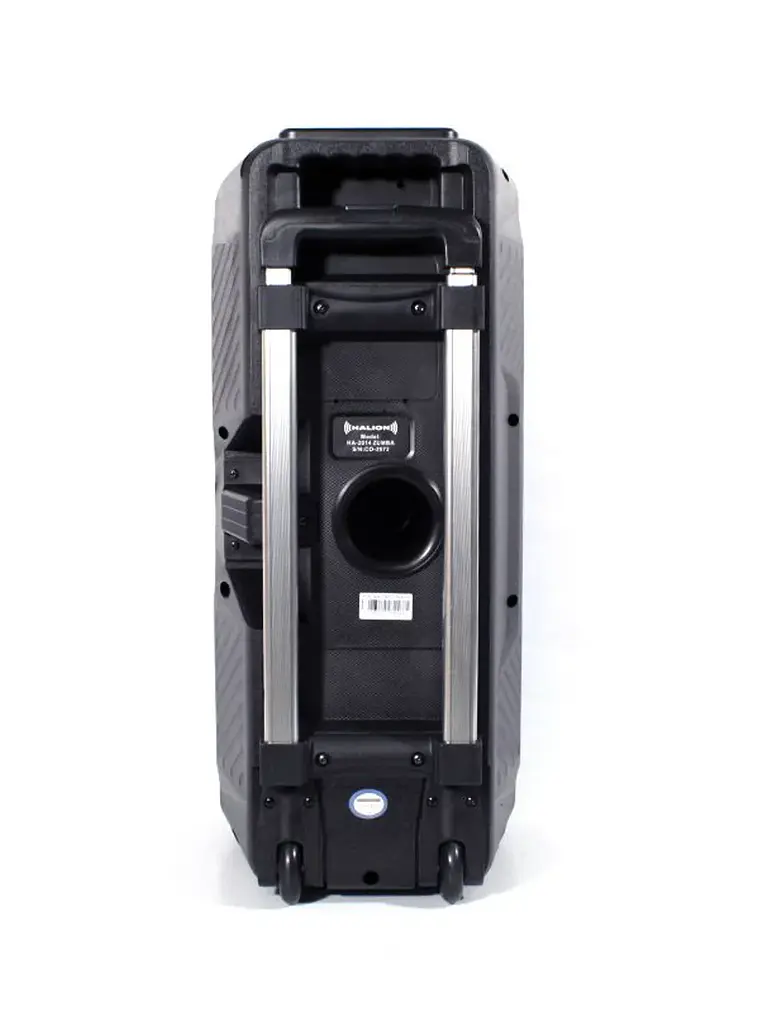 Parlante Portátil Halion Zumba HA-2014 1200W Bluetooth con Batería y 2 Micrófonos Inalámbricos 5