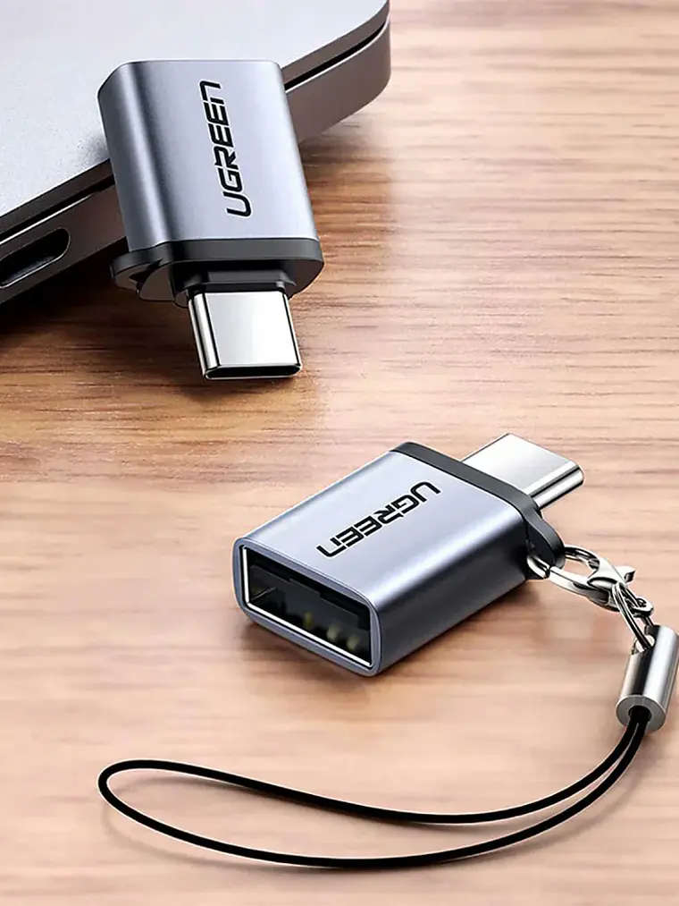 Adaptador OTG UGREEN USB-C a USB 3.0 5Gbps Modelo 50283 para Celular, Tablet y Laptop 3