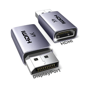 Adaptador UGREEN DisplayPort a HDMI 4K 30Hz DP Macho a HDMI Hembra Pack x2 Compatible PC Laptop Monitor Proyector