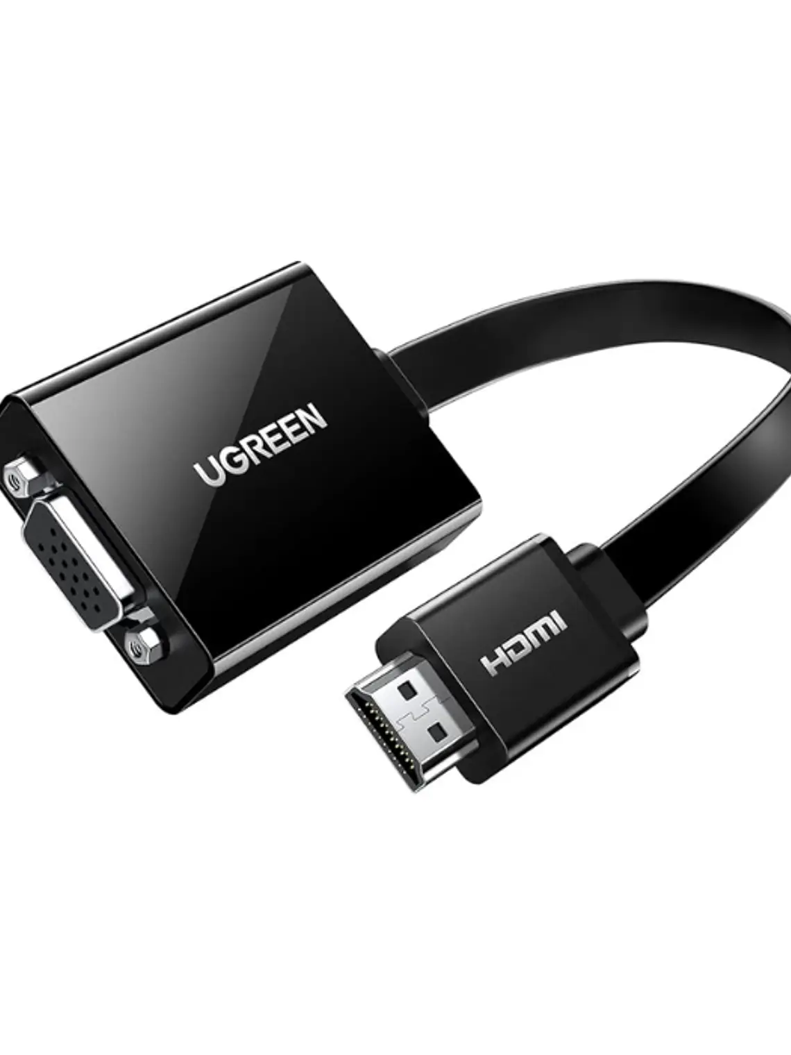 Adaptador HDMI a VGA UGREEN 40248 con Salida de Audio Full HD 1080P para PC Laptop PS4 Xbox Monitor Proyector 1