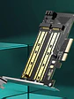 Adaptador de Tarjeta M.2 SATA y M.2 NVMe a PCIe 3.0 x4 UGREEN 70504 para SSD 2230/2242/2260/2280 - thumbnail 4