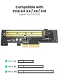 Adaptador de Tarjeta M.2 SATA y M.2 NVMe a PCIe 3.0 x4 UGREEN 70504 para SSD 2230/2242/2260/2280 - thumbnail 3