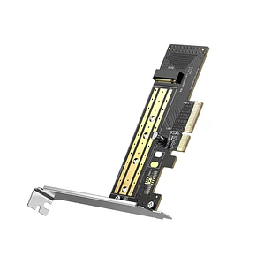 Adaptador de Tarjeta M.2 SATA y M.2 NVMe a PCIe 3.0 x4 UGREEN 70504 para SSD 2230/2242/2260/2280