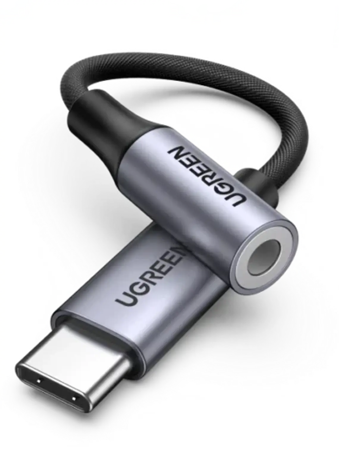 Cable Adaptador USB Tipo C a Jack 3.5 mm UGREEN AV161 80154 DAC HiFi para Audífonos y Smartphones 1