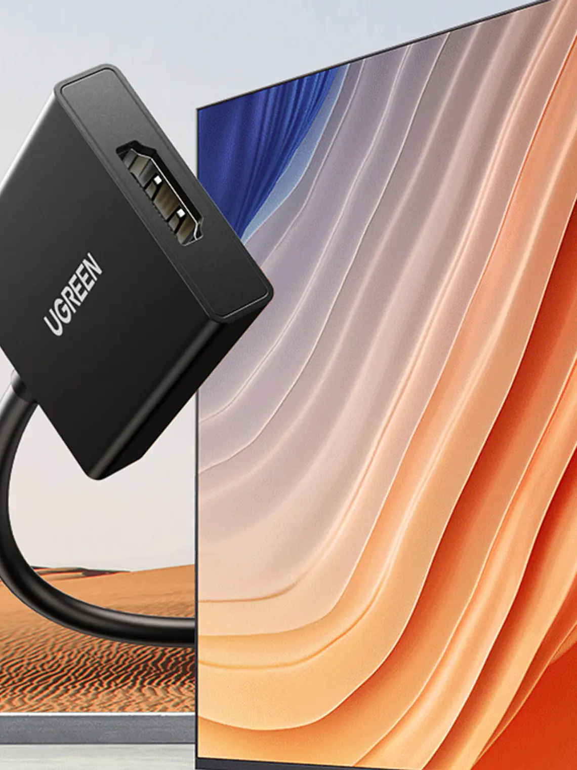 Adaptador VGA a HDMI UGREEN CM513 50945 Full HD 1080P con Audio para PC, Monitor, TV y Proyector 7