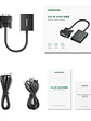 Adaptador VGA a HDMI UGREEN CM513 50945 Full HD 1080P con Audio para PC, Monitor, TV y Proyector - Miniatura 3