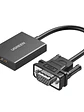 Adaptador VGA a HDMI UGREEN CM513 50945 Full HD 1080P con Audio para PC, Monitor, TV y Proyector - Miniatura 1
