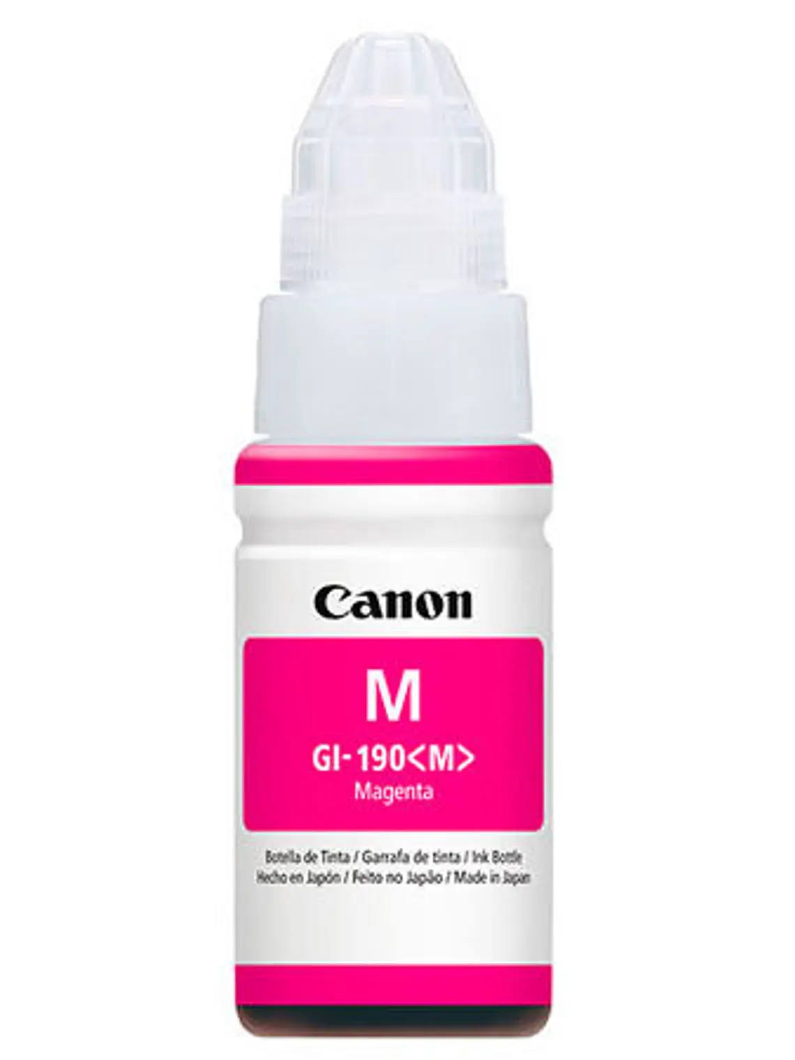 Botella de Tinta Canon GI-190 Magenta Original 70 ml 2