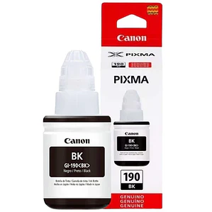 Botella de Tinta Canon GI-190 Negro Original 135 ml