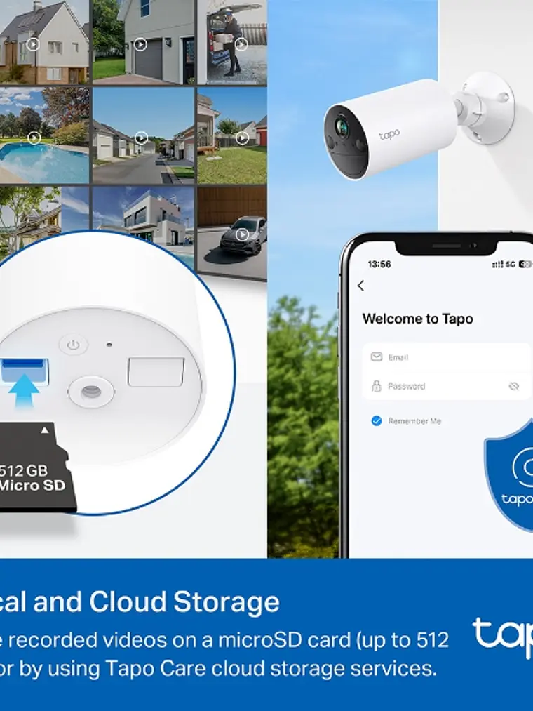 Cámara de Seguridad Tapo C410 2K 3MP Inalámbrica Interior y Exterior con Batería 6