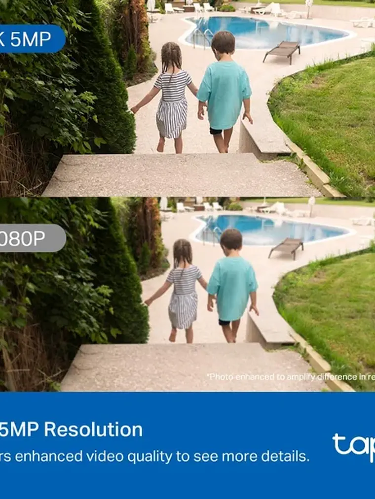 Cámara de Seguridad Tapo C530WS 3K 5MP PTZ 360° WiFi Exterior 4