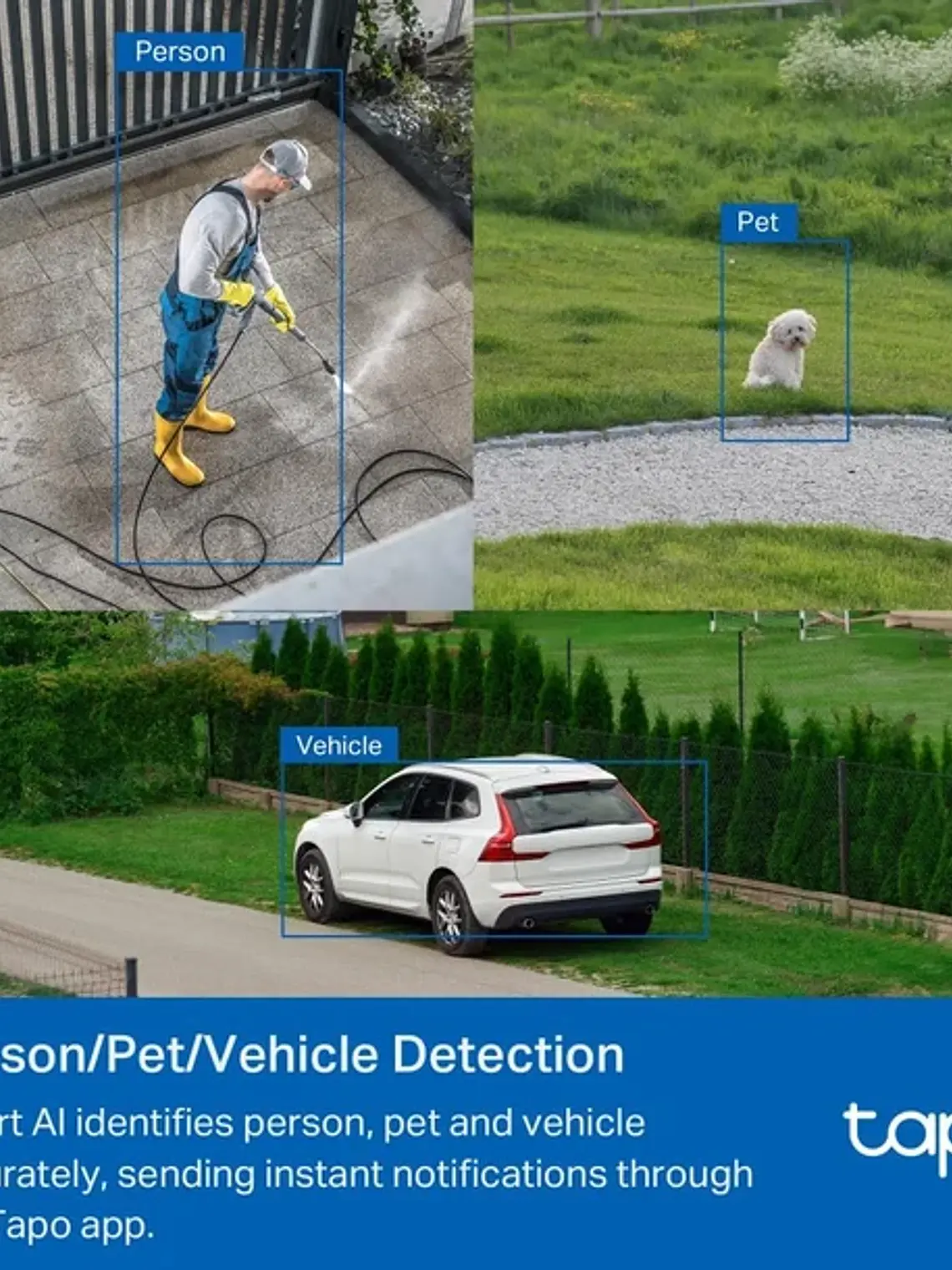 Cámara de Seguridad Tapo C530WS 3K 5MP PTZ 360° WiFi Exterior 5
