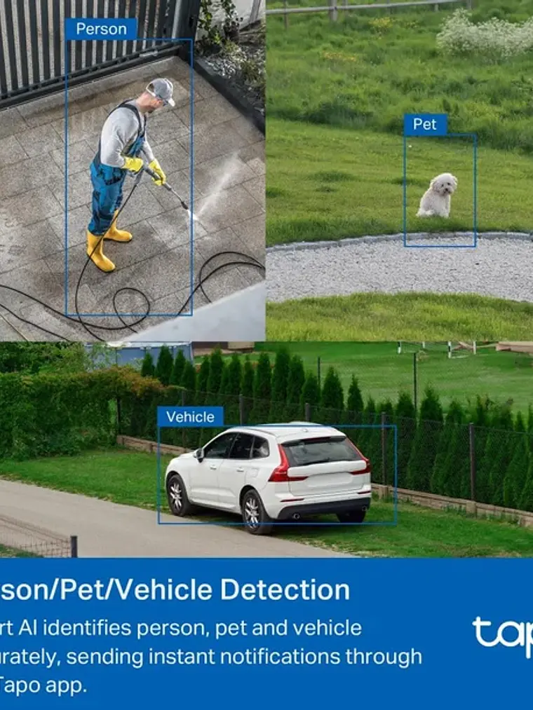 Cámara de Seguridad Tapo C530WS 3K 5MP PTZ 360° WiFi Exterior 5