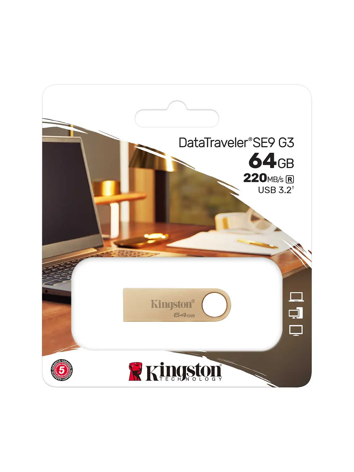 Memoria USB Kingston DataTraveler SE9 G3 USB 3.2 Gen 1 3