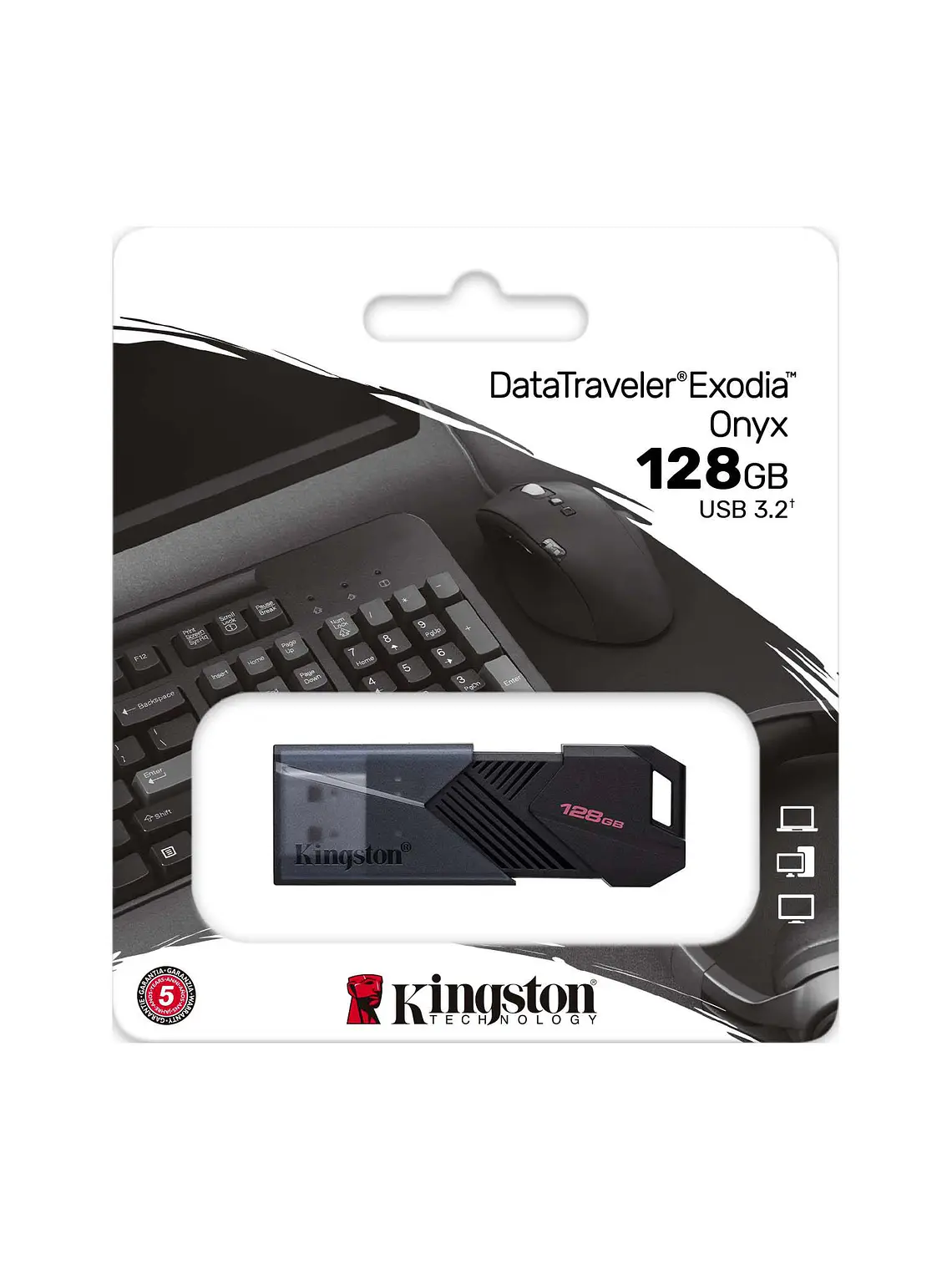 Memoria USB Kingston DataTraveler Exodia Onyx 128GB 2