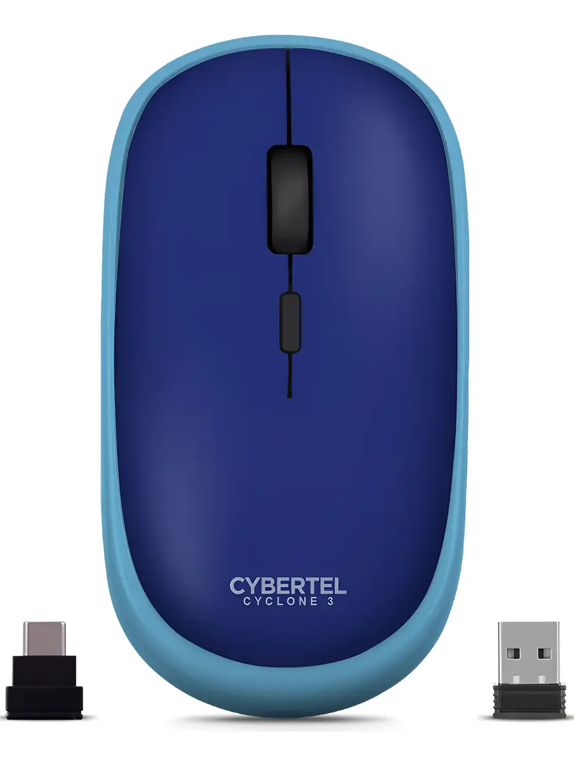 Mouse Inalámbrico Cybertel CYCLONE CYB M500 3 Modos Bluetooth 1600 DPI Recargable 5