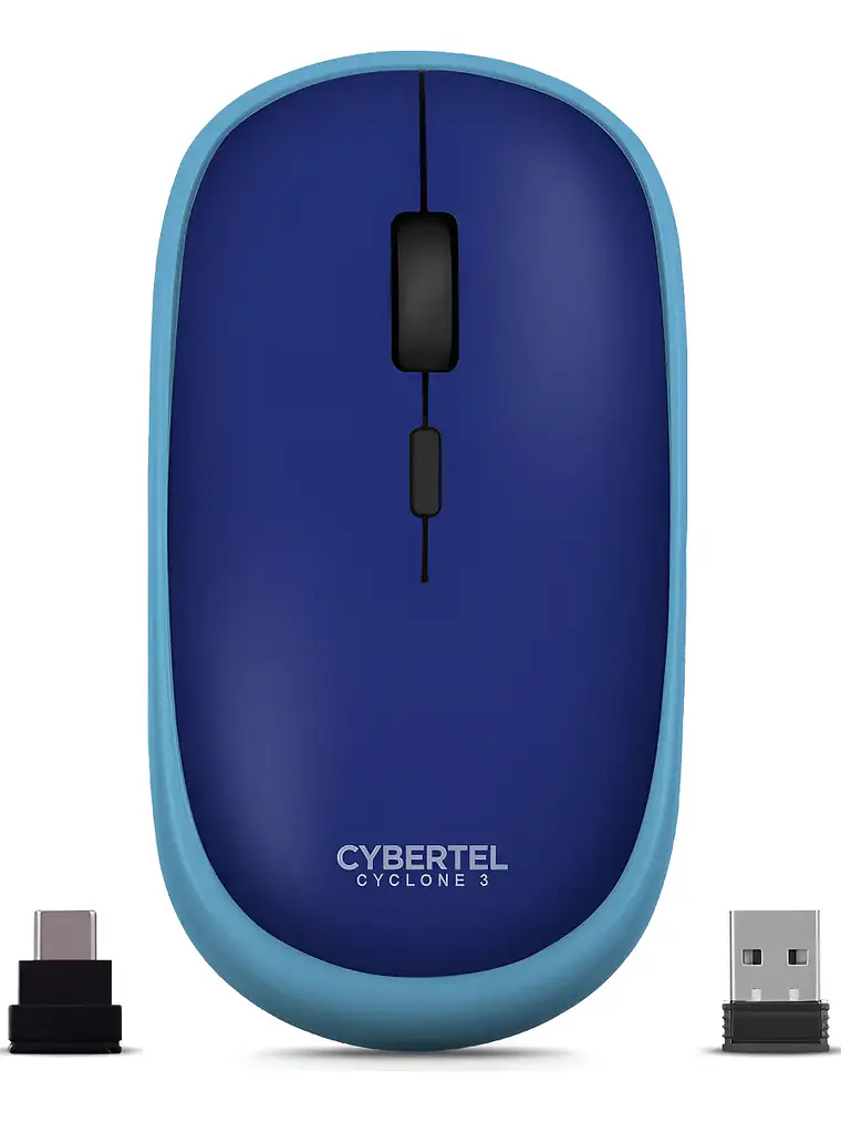 Mouse Inalámbrico Cybertel CYCLONE CYB M500 3 Modos Bluetooth 1600 DPI Recargable 5