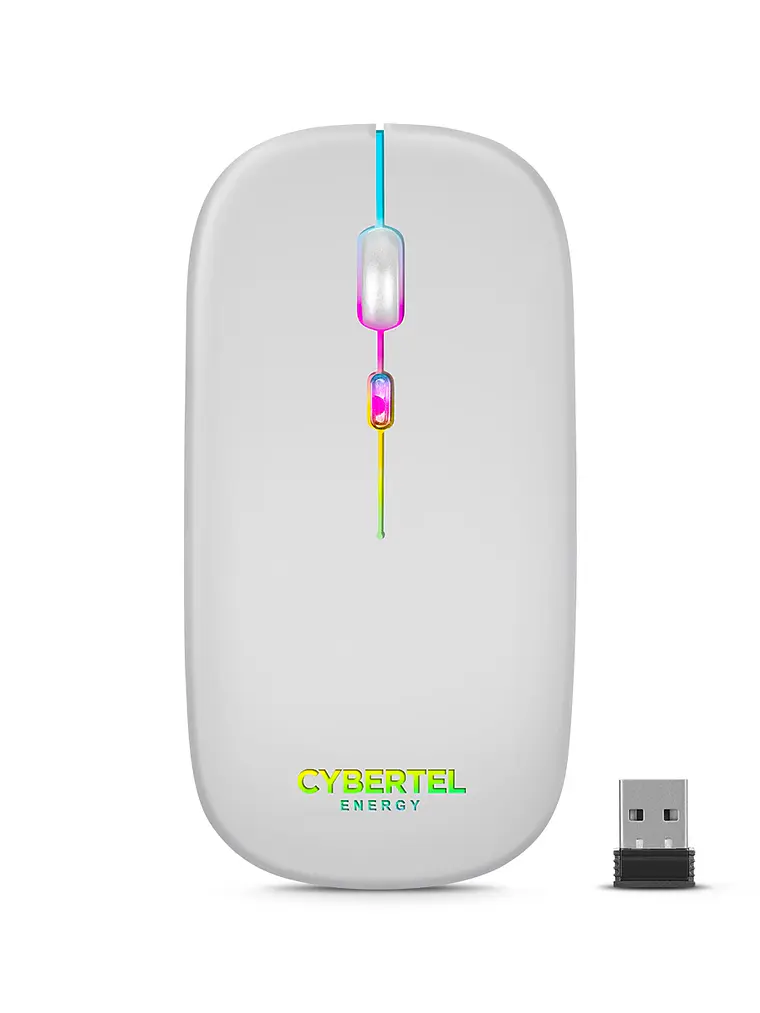 Mouse Inalámbrico Cybertel Energy 3 CYB M703-3M Bluetooth 2.4 GHz LED 2