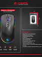 Mouse Gamer Inalámbrico Cybertel Dynasty 3 CBX M609-3M 4800 DPI RGB - Miniatura 3