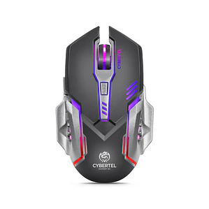 Mouse Optico Gamer Inalambrico Cybertel Cybermax Recargable DPI 3200 Exxpert RX CBX M612RX