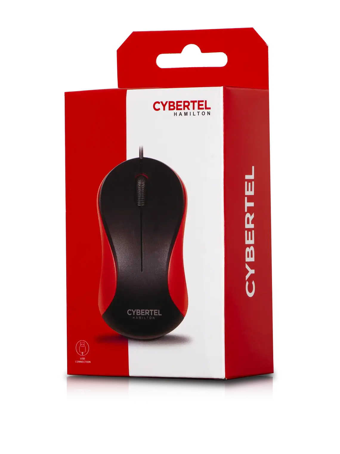 Mouse Cybertel Hamilton M209 Óptico 1000 DPI USB 6