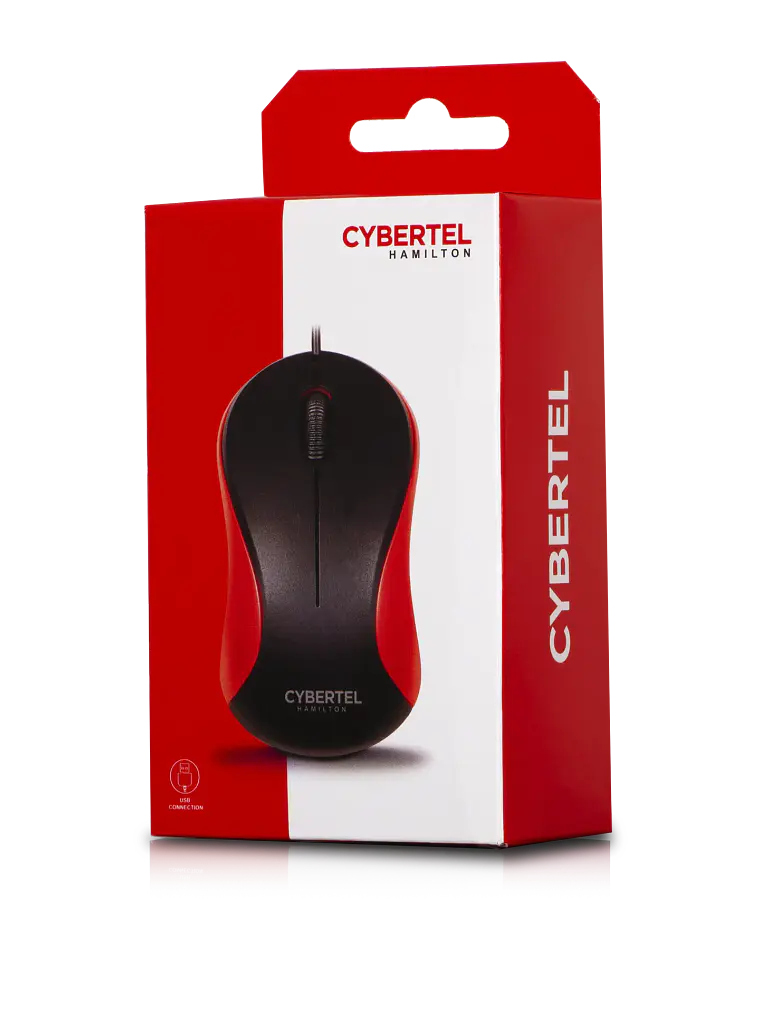 Mouse Cybertel Hamilton M209 Óptico 1000 DPI USB 6