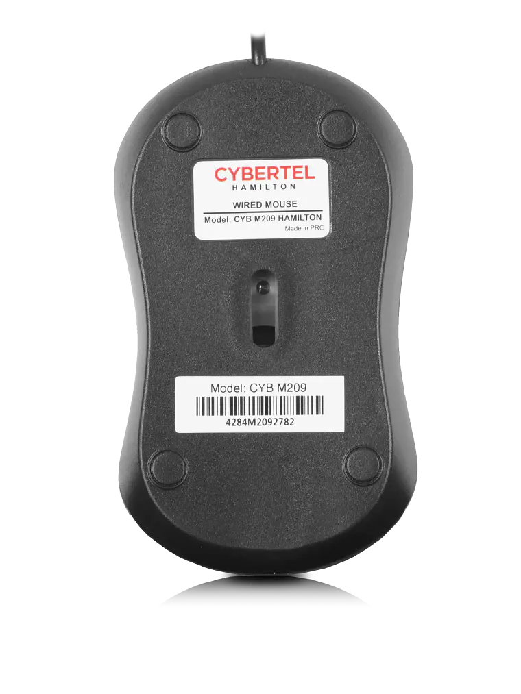 Mouse Cybertel Hamilton M209 Óptico 1000 DPI USB 5