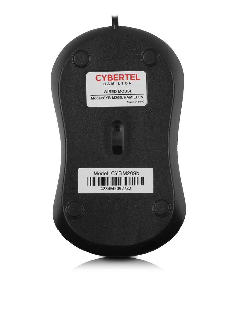 Mouse Cybertel Hamilton M209 Óptico 1000 DPI USB 12