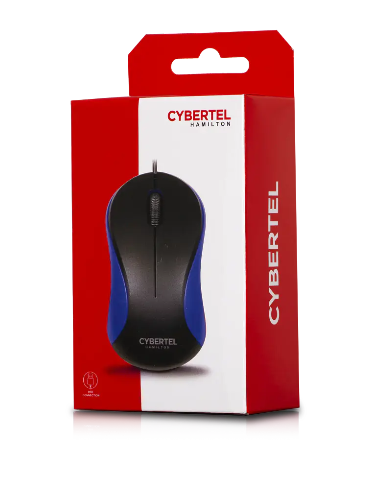 Mouse Cybertel Hamilton M209 Óptico 1000 DPI USB 13