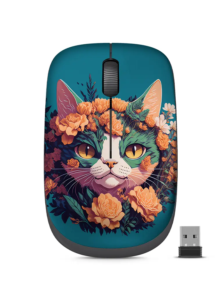 Mouse Inalámbrico Cybertel Kitty M323 1000 DPI 2.4 GHz 1