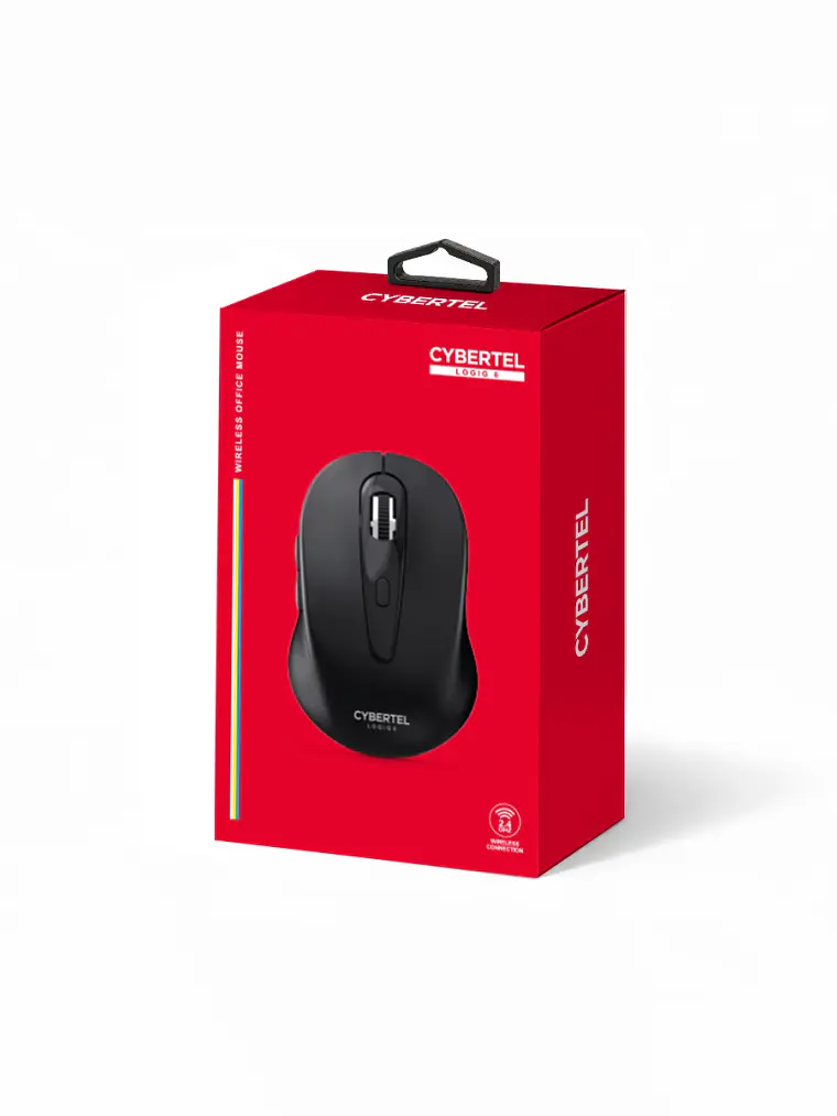Mouse Inalámbrico Cybertel CYB-M307 6 Botones 1600 DPI 6