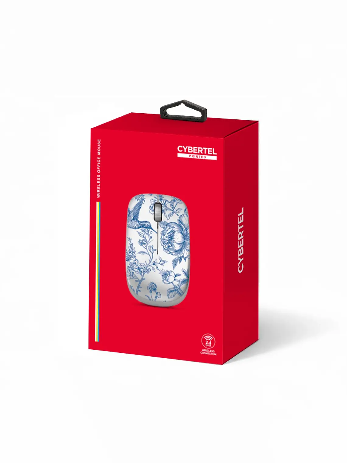 Mouse Inalámbrico Cybertel Printed CYB M309 1000 DPI USB 2.4 GHz 2