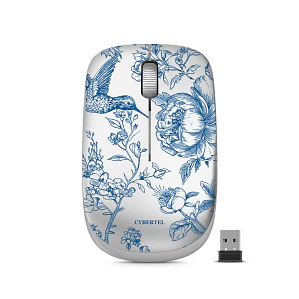 Mouse Inalámbrico Cybertel Printed CYB M309 1000 DPI USB 2.4 GHz