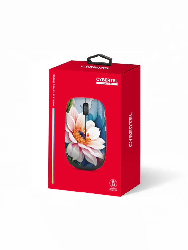 Mouse Inalámbrico Cybertel Polen CYB M313 1000 DPI USB 2.4 GHz 2