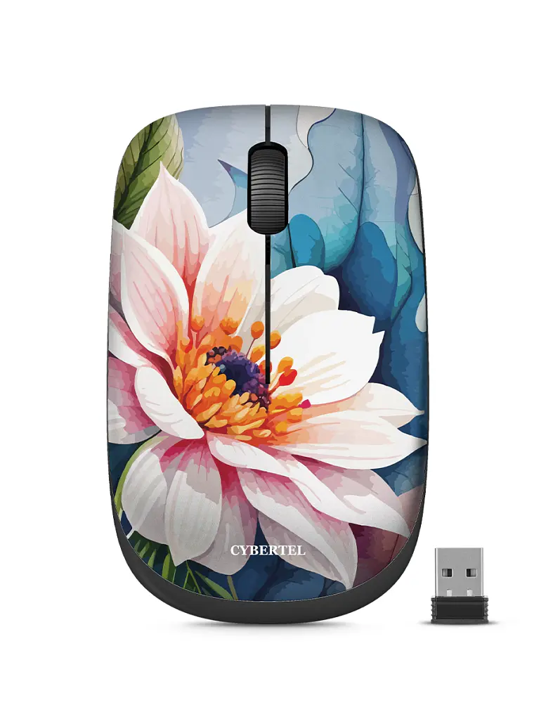 Mouse Inalámbrico Cybertel Polen CYB M313 1000 DPI USB 2.4 GHz 1