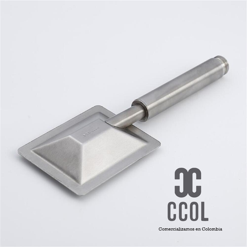 Teleducha Acero Inoxidable Cuadrada Slim Cromo Brillante