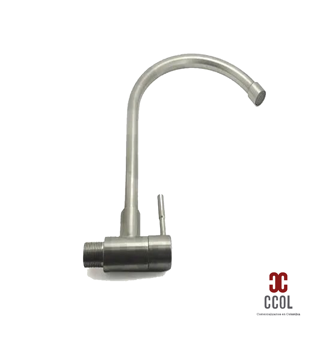 Llave Muro Agua Fría Inox D01 Ccol