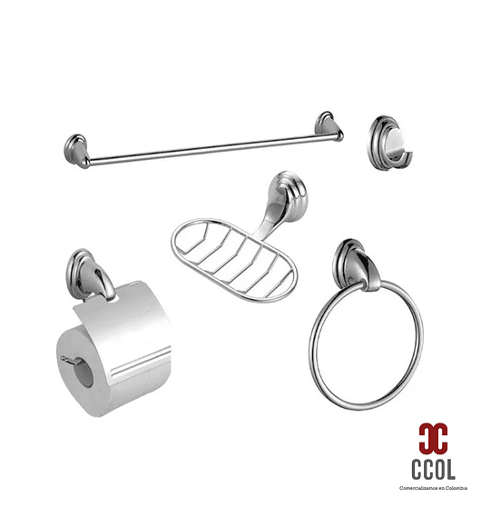 Set Accesorios Baño 5 Piezas Ccol