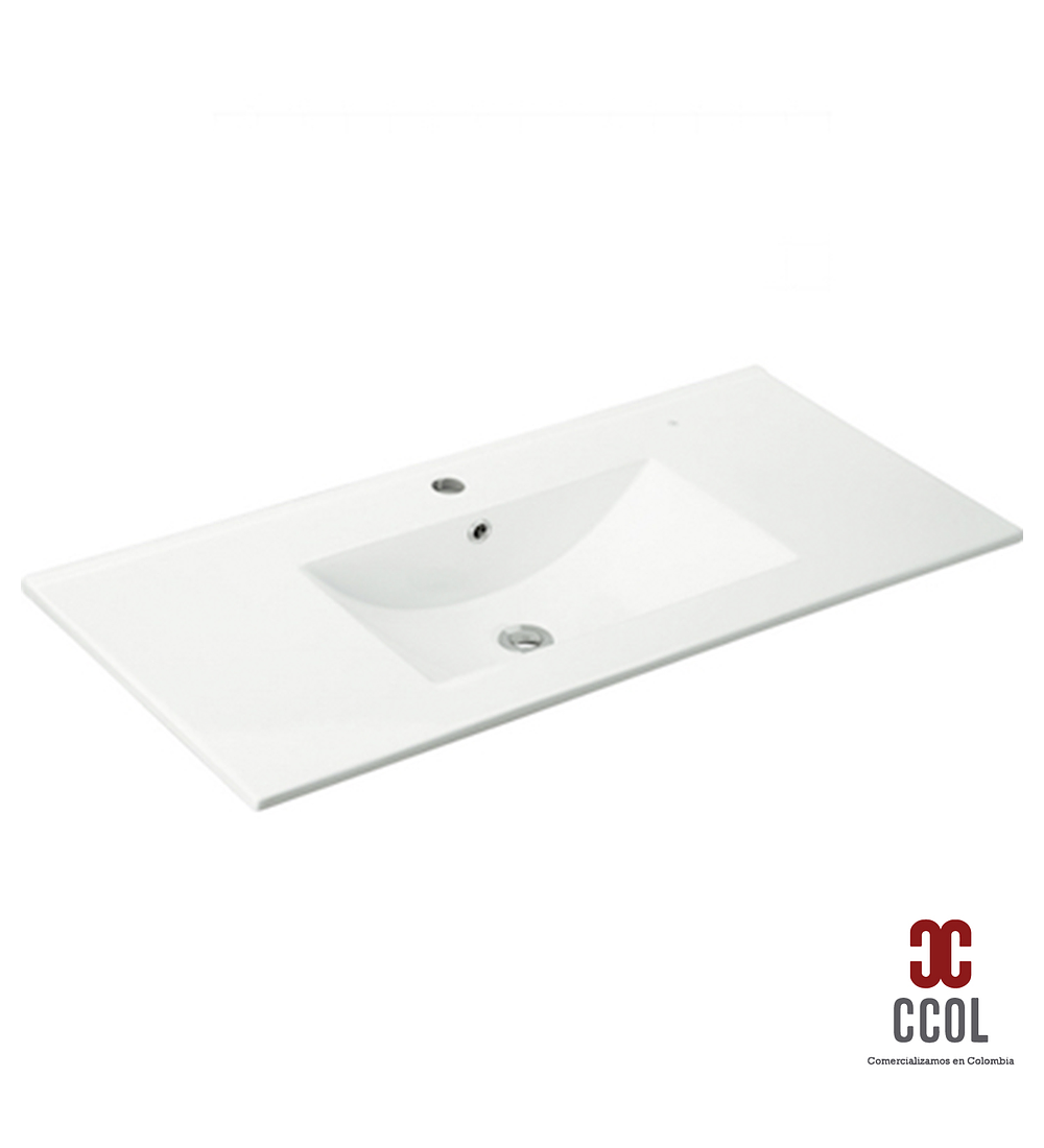 Placa Lavamanos Blanco Submontar 120cm